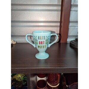 Cute but Petty Ceramic Trophy Double Handle Mug Cup